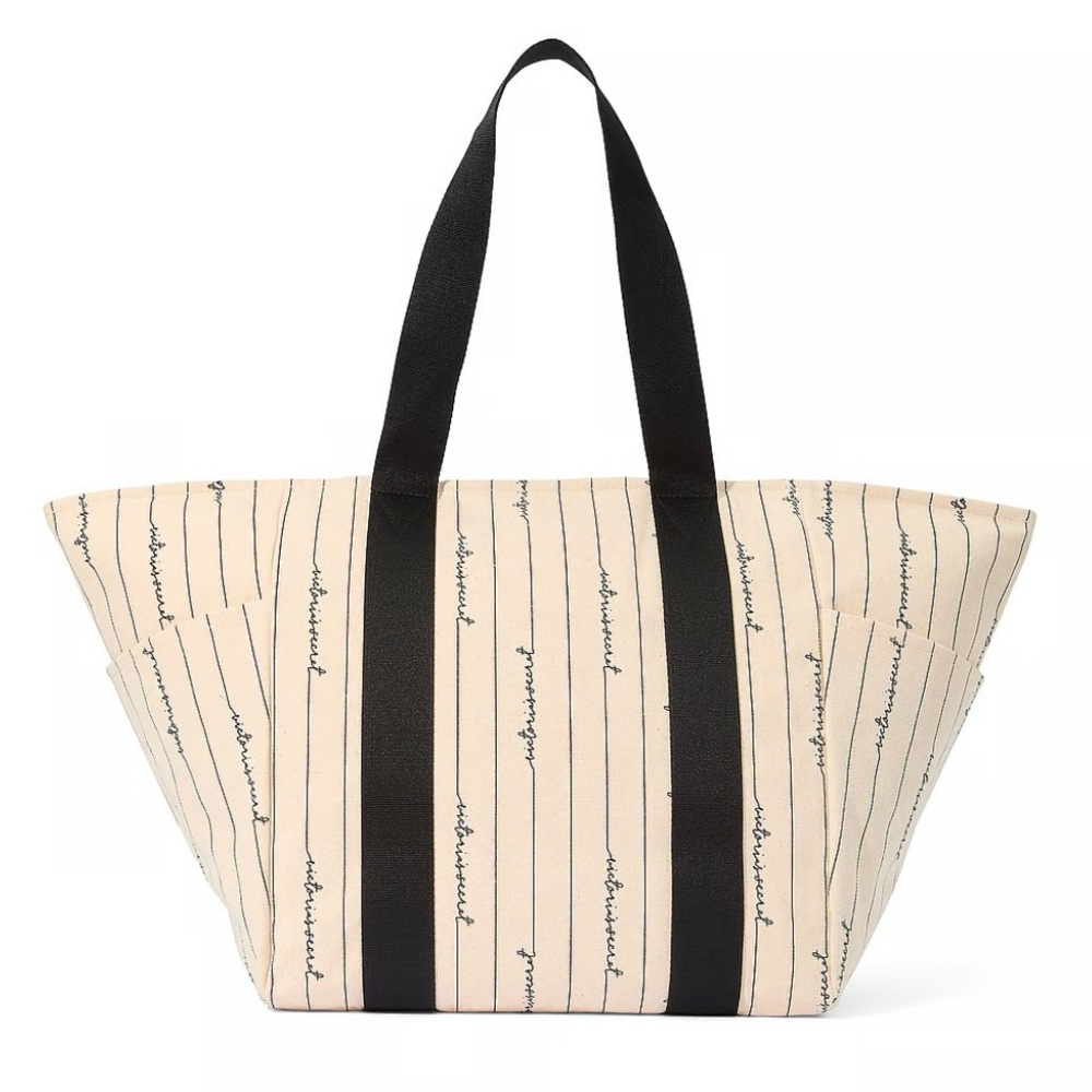Victoria’s Secret Large Canvas Logo Tote